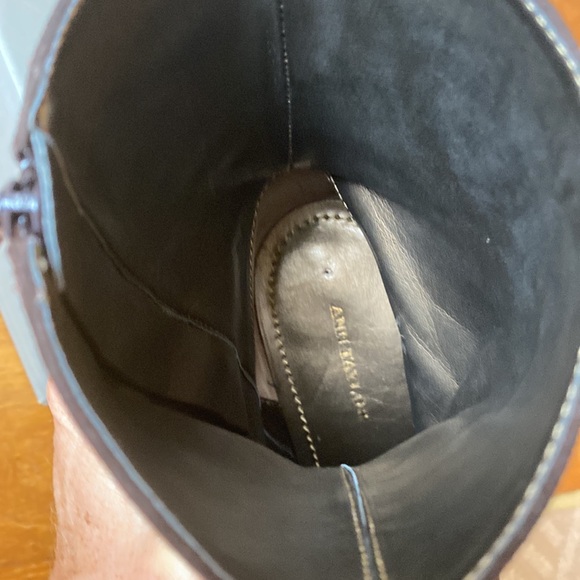 Ann Taylor “Rickie” Dark Chocolate Suede Ankle Boot, Size 8M - Picture 7 of 12